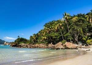 Naturlandskabet i nærheden af båden