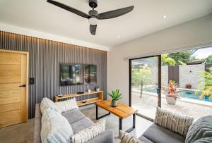 Et opholdsområde på Casa Vineta, Apartment in Duplex, close to beach