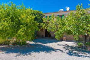 A garden outside Sa Vinya Des Compte