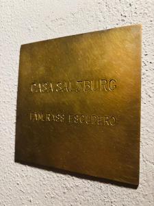 Certifikát, hodnocení, plakát nebo jiný dokument vystavený v ubytování CASA Salzburg