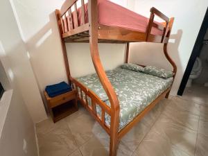 En eller flere senge i et værelse på Apartamento JAGA