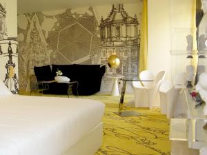 Posteľ alebo postele v izbe v ubytovaní Hotel Ripa Roma + 37 fotografií