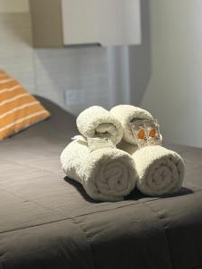 En eller flere senge i et værelse på Apart Suite Premiun