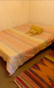 Giường trong phòng chung tại Casa em Águas de São Pedro SP -Casa 1