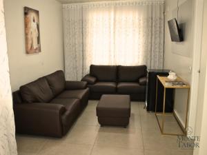 Et opholdsområde på Pousada & Hospedaria Monte Tabor