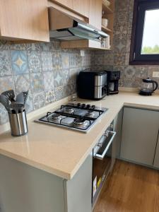 Η κουζίνα ή μικρή κουζίνα στο Casa Pangal Cahuil