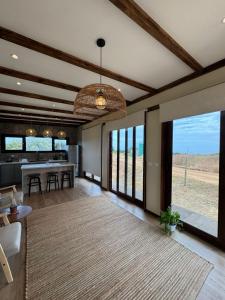 Χώρος καθιστικού στο Casa Pangal Cahuil