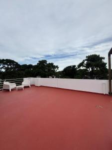 En balkon eller terrasse på Departamento Costa II