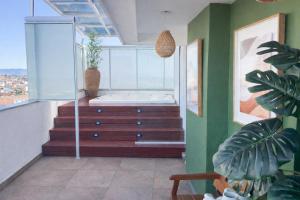 Μπαλκόνι ή βεράντα στο Royal Urban Macaé Hotel