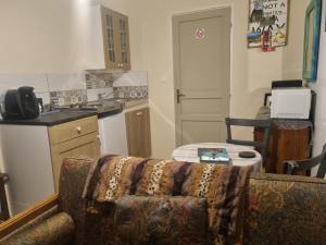 Køkken eller tekøkken på accommodation à la ferme