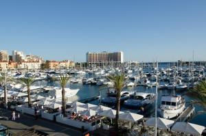 a marina filled with lots of boats in the water at Triplex Marina Vilamoura in Vilamoura