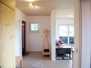 a room with a ladder in the middle of a room at Apartment im Illertal by Interhome in Altenstadt