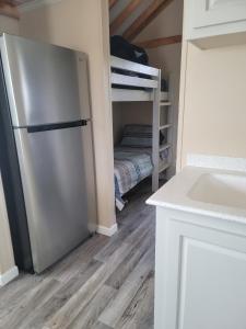 Køkken eller tekøkken på Camp Mi Casa house 26