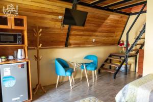 Køkken eller tekøkken på Cabañas Alpinas en Oxapampa