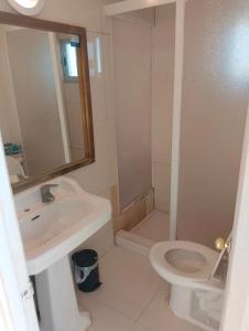 Et badeværelse på Cabañas las vegas