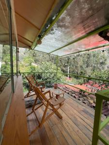 En balkon eller terrasse på Casa llegada del Sol