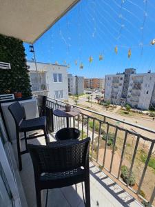 Balkón nebo terasa v ubytování Cómodo departamento