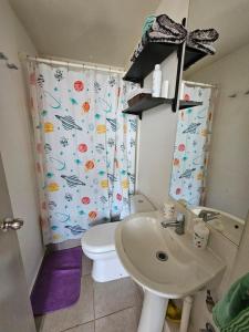 Koupelna v ubytování Cómodo departamento + 1 fotografie