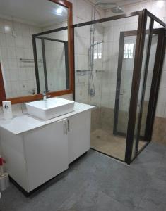 Koupelna v ubytování ZEG Homestay