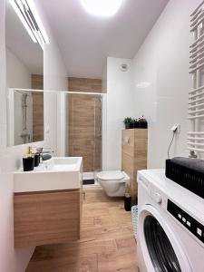 Koupelna v ubytování Kopalniana Street