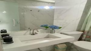 Phòng tắm tại Pé na areia Búzios Geribá 1