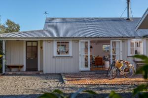 Bygningen som feriehuset ligger i