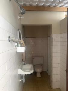 Et badeværelse på Casa Tierra Libre