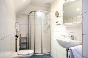Koupelna v ubytování Hotel Idhof