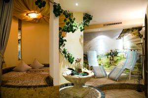 Posezení v ubytování Hotel Idhof