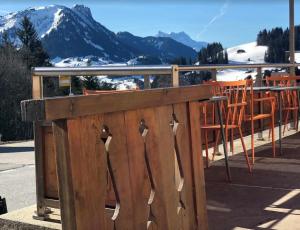 Nespecifikovaný výhled na hory nebo výhled na hory při pohledu z hotelu