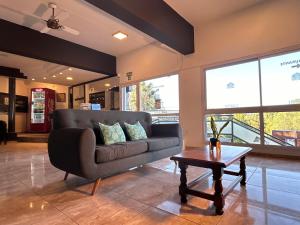 Posezení v ubytování CabañPuente