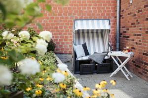 Zahrada ubytování Ferienwohnung Anker Mal Husum Stadt