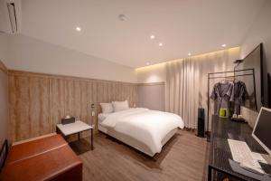 TV a/nebo společenská místnost v ubytování Dort B