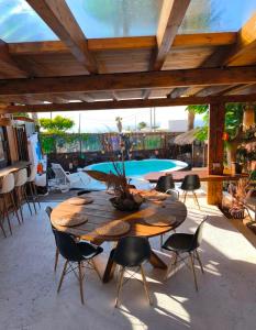 Swimmingpoolen hos eller tæt på Finca Lucía - Los Hervideros