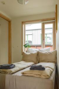 Postel nebo postele na pokoji v ubytování Penthouse with spacious terrace