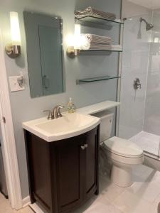 Et badeværelse på Light bright bsmt apt near DC in Falls Church + 12 billeder