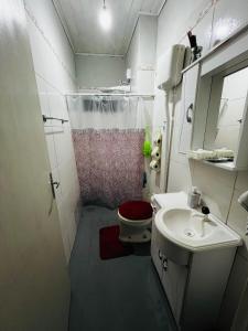 Et badeværelse på Pousada Papirella