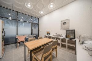 Kuchyň nebo kuchyňský kout v ubytování Dort B