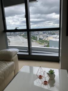 Khu vực ghế ngồi tại Brisbane CBD/Firework/River view