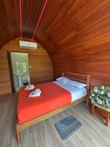 Krevet ili kreveti u jedinici u okviru objekta The Jungle Cocoon