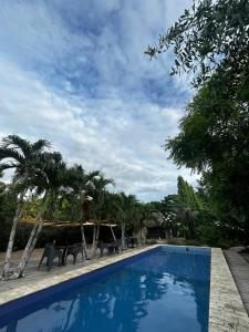 Swimmingpoolen hos eller tæt på Cabaña Kalaia Beach