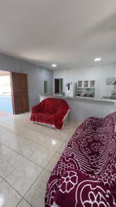 En eller flere senge i et værelse på Family-friendly and cozy atmosphere