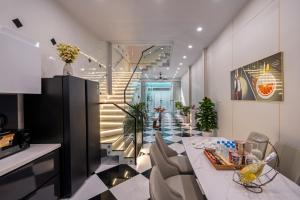 Et opholdsområde på Meis House Homestay