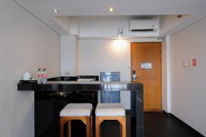 Køkken eller tekøkken på Sans Vibes Hotel Seminyak