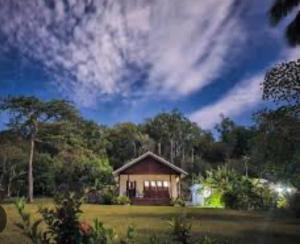 una piccola casa in mezzo a un campo di Solace On Moso a Moso Island Altre 4 foto