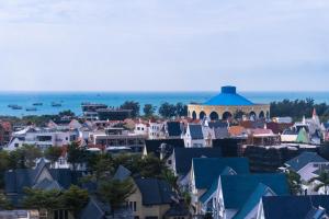 En generel havudsigt eller havudsigten taget fra lejligheden