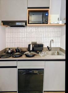 Nhà bếp/bếp nhỏ tại Orchid Parc