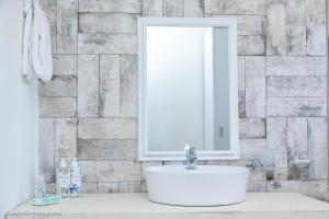 Et badeværelse på The Sissing Santuary