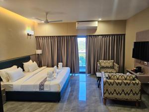 Et opholdsområde på Dhartii RiverView Resort