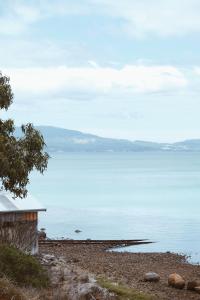 a view of the ocean from a house at Gills in Murdunna
